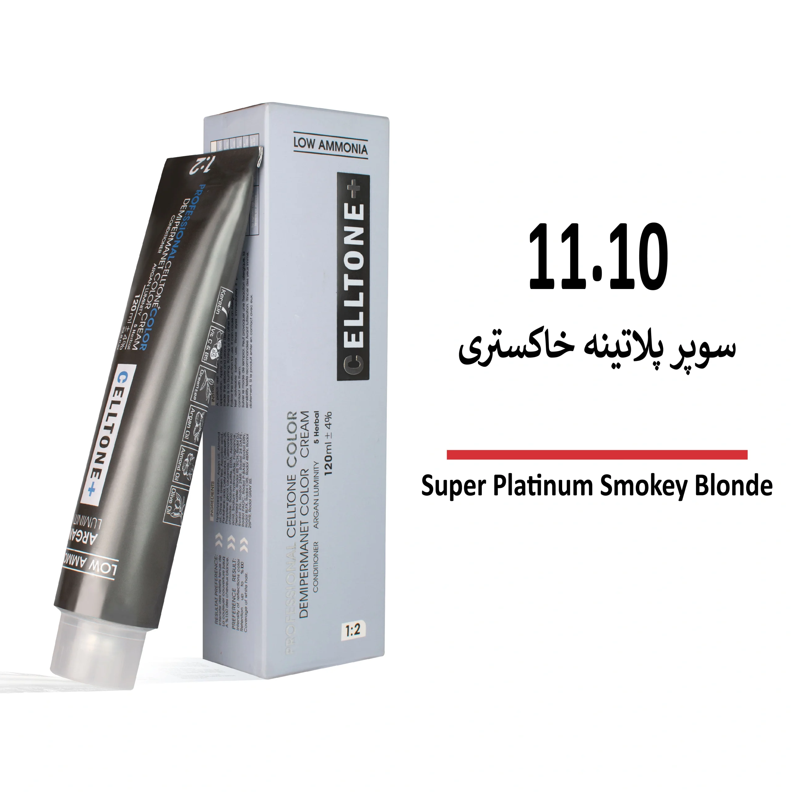 Super Platinum Smokey Blonde-01 copy رنگ مو سلتون پلاس سوپر پلاتینه خاکستری 11/10 - Image 1