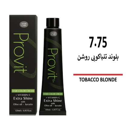 رنگ مو پرویت بلوند تنباکویی روشن 7/75