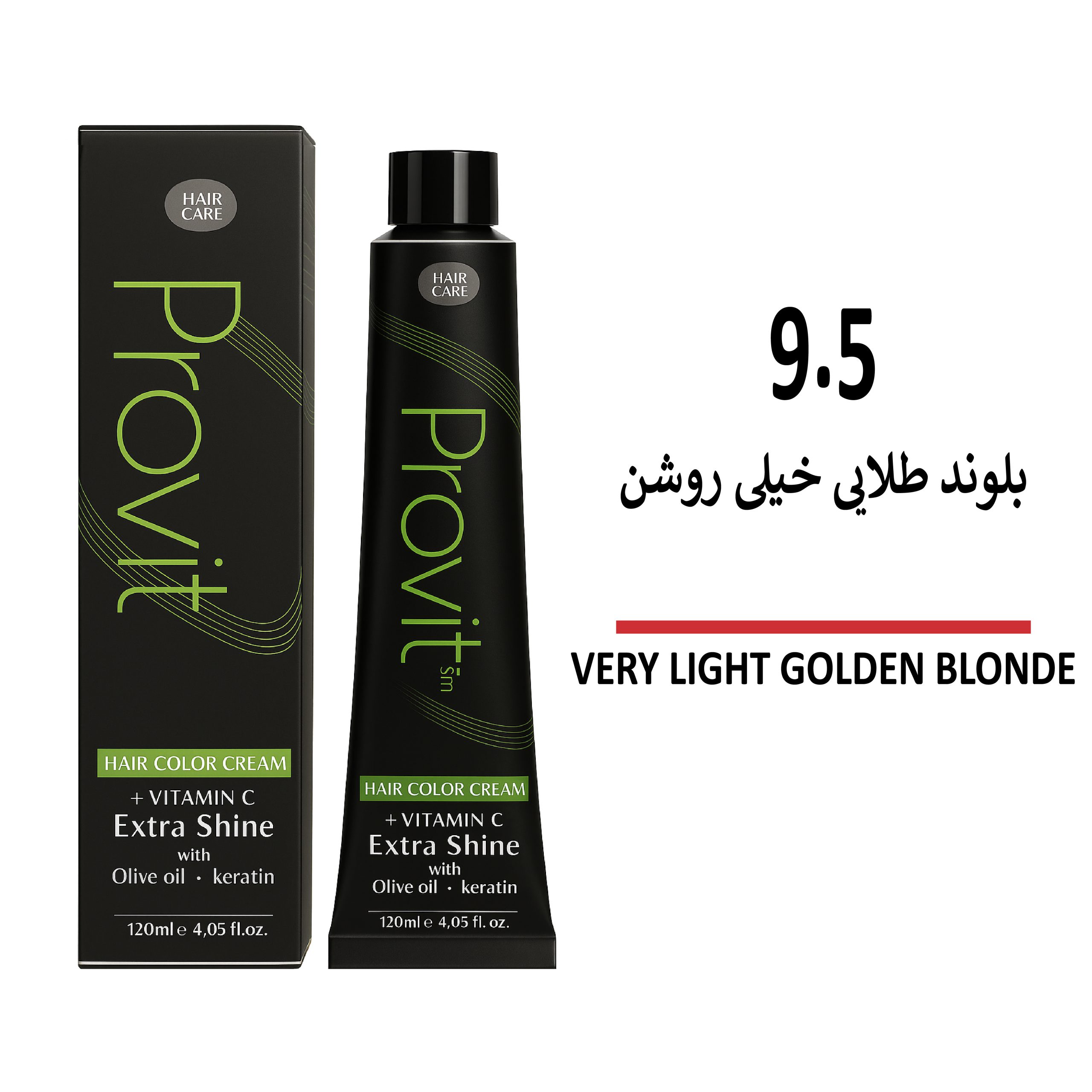 VERY LIGHT GOLDEN BLONDE-01 رنگ مو پرویت بلوند طلایی خیلی روشن 9/5