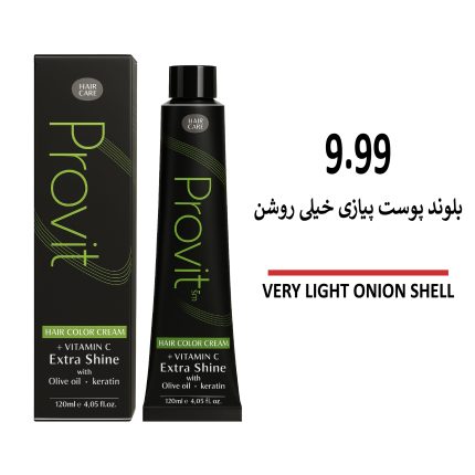 رنگ مو پرویت بلوند پوست پیازی خیلی روشن 9/99