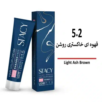 رنگ مو استیسی قهوه ای خاکستری روشن 5/2