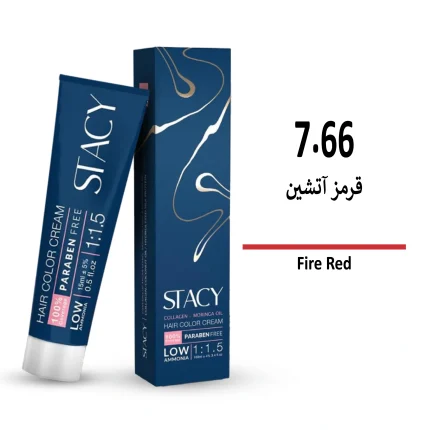 رنگ مو استیسی قرمز آتشین 7/66