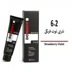 رنگ مو دوماسی شرابی توت فرنگی 6/2