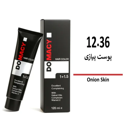 رنگ مو دوماسی پوست پیازی 12/36