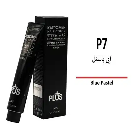 رنگ مو کاترومر آبی پاستیل P7