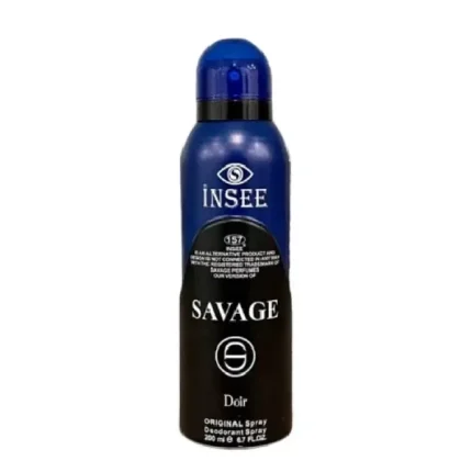 اسپری بدن مردانه اینسی مدل SAVAGE DOIR