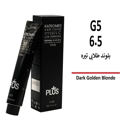 رنگ مو کاترومر بلوند طلایی تیره G5 6/5