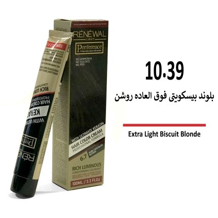 رنگ مو بدون آمونیاک رنوال بلوند بیسکوییتی فوق العاده روشن 10/39