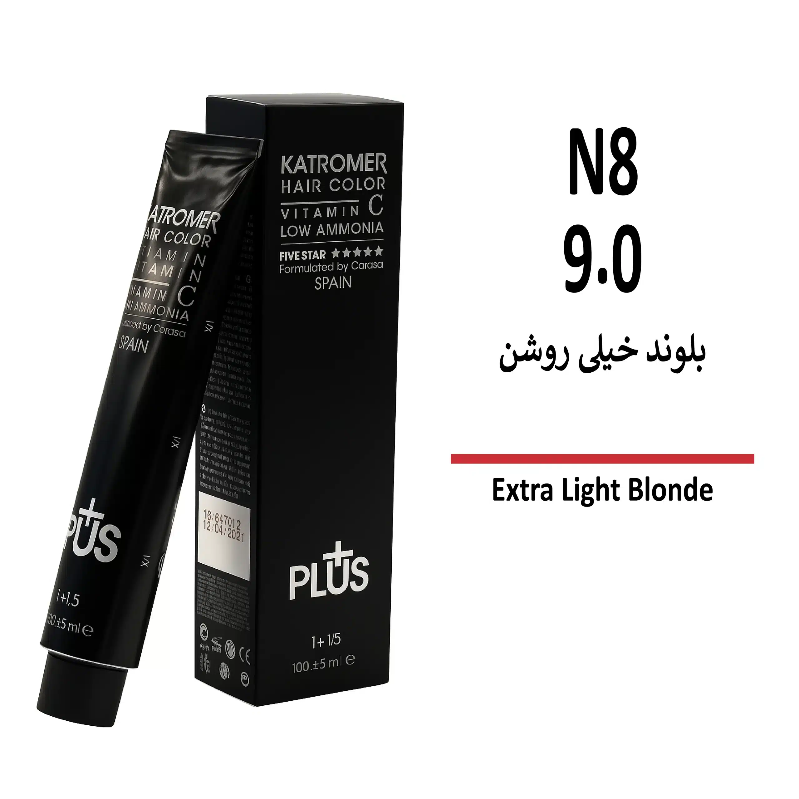 رنگ مو کاترومر بلوند خیلی روشن N8 9/0 رنگ مو کاترومر بلوند خیلی روشن N8 9/0