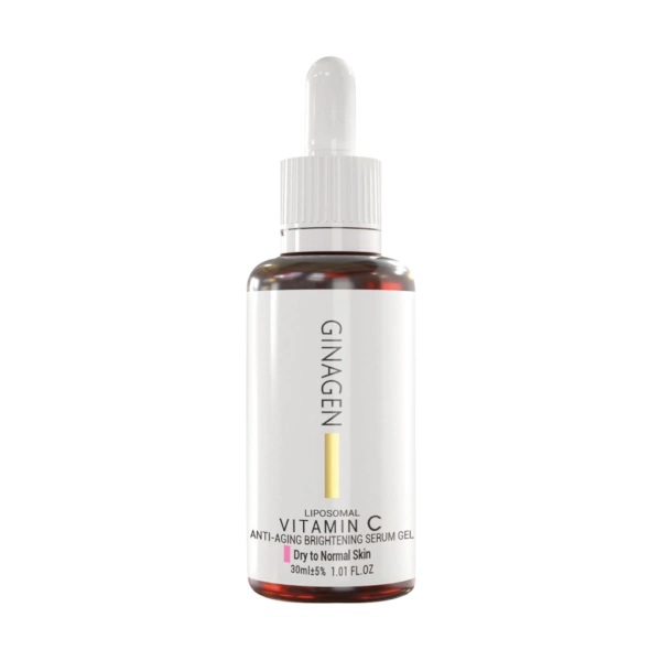 Ginagen-Vitamin-C-Serum-Gel-For-Dry-To-Normal-Skin-30-ml ژل سرم ویتامین سی پوست خشک و نرمال ژیناژن