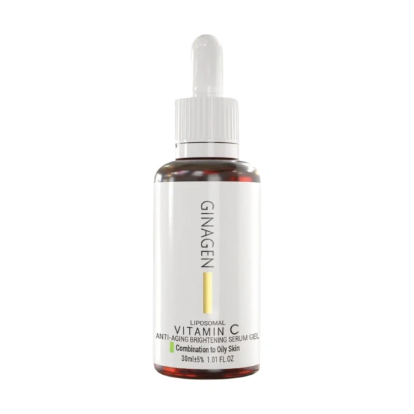 Ginagen-Vitamin-C-Serum-Gel-For-Oily-Skin-30-ml ژل سرم ویتامین سی پوست چرب ژیناژن 30 میلی لیتر