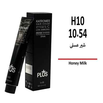 رنگ مو کاترومر شیر عسلی H10 10/54