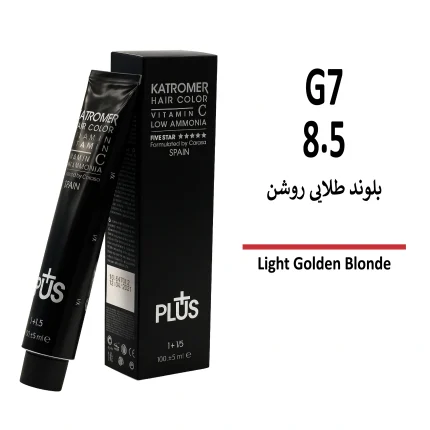 رنگ مو کاترومر بلوند طلایی روشن G7 8/5