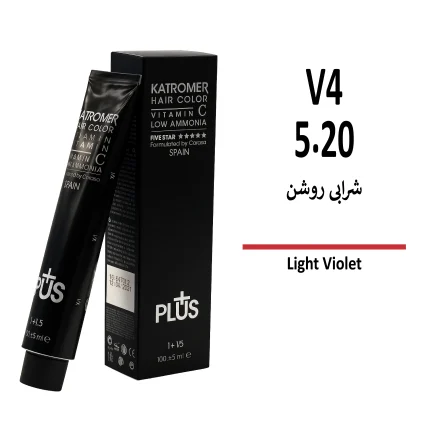 رنگ مو کاترومر شرابی روشن V4 5/20