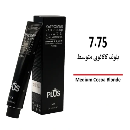 رنگ مو کاترومر بلوند کاکائویی متوسط 7/75