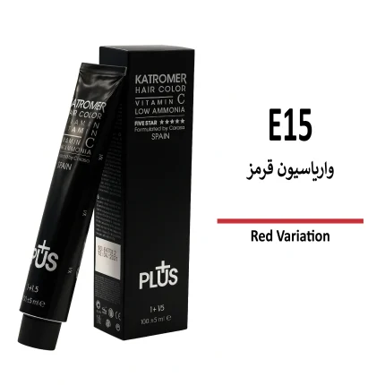 رنگ مو کاترومر واریاسیون قرمز E15