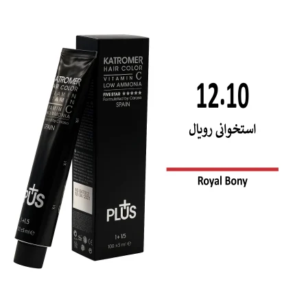 رنگ مو کاترومر استخونی رویال 12/10