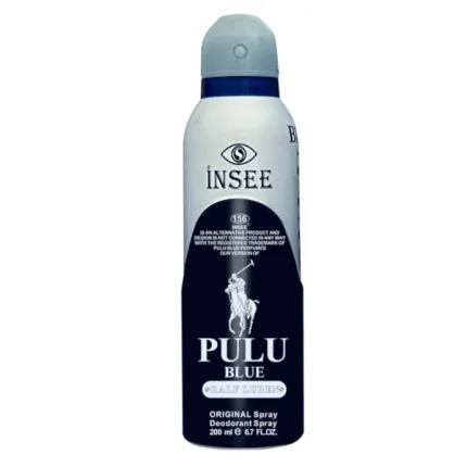 اسپری بدن مردانه اینسی مدل PULU BLUE