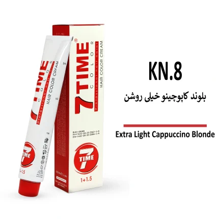 رنگ مو سون تایم بلوند کاپوچینو خیلی روشن KN.8