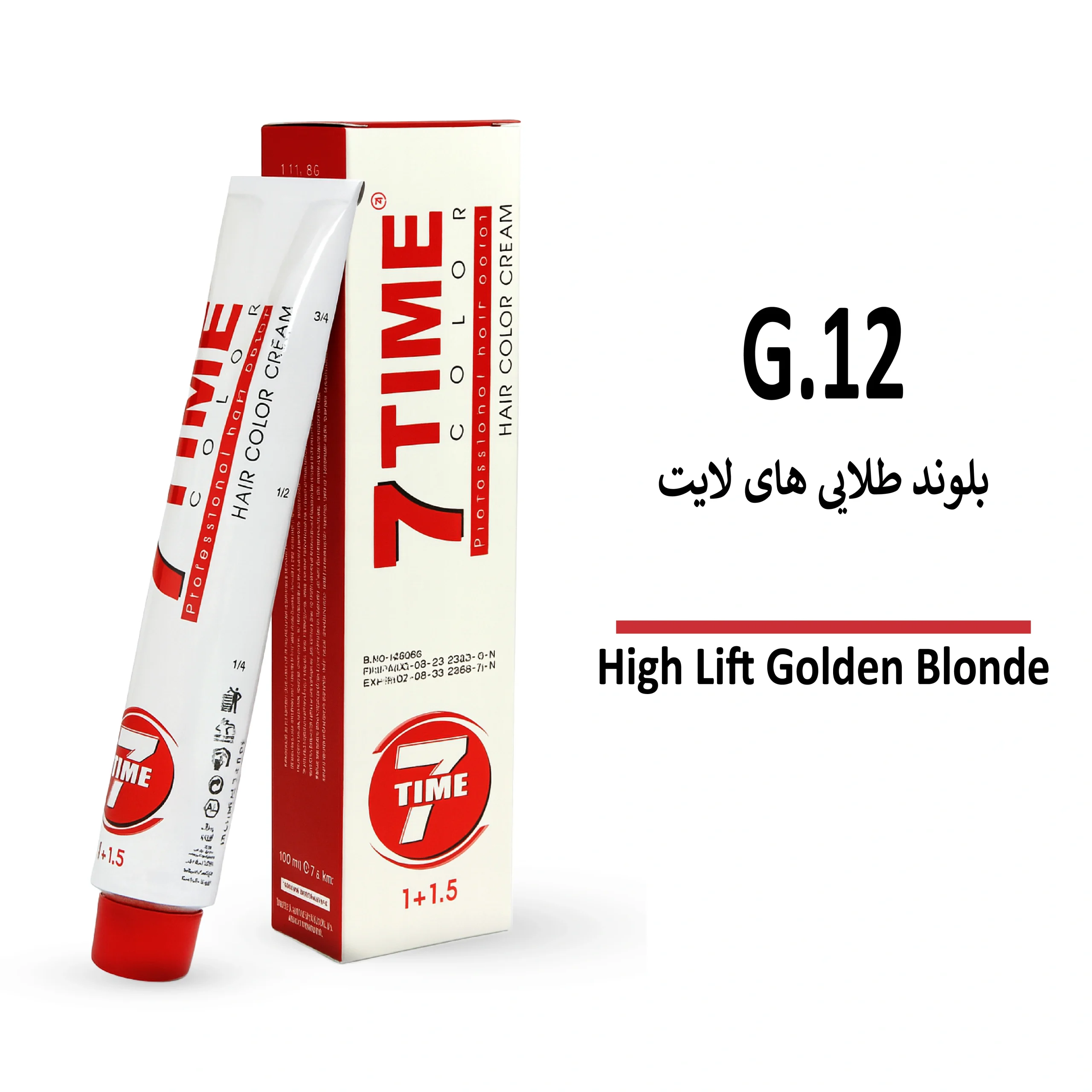 رنگ مو سون تایم بلوند طلایی های لایت G.12 رنگ مو سون تایم بلوند طلایی های لایت G.12