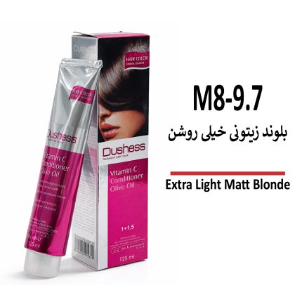 رنگ مو دوشس بلوند زیتونی خیلی روشن M8
