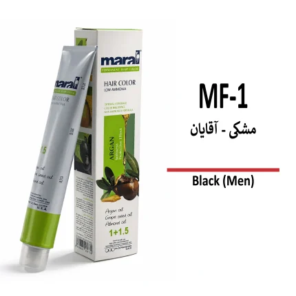 رنگ مو مارال مردانه مشکی MF1