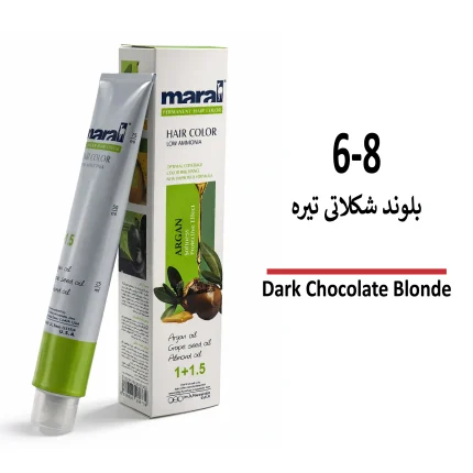 رنگ مو مارال بلوند شکلاتی تیره 6/8