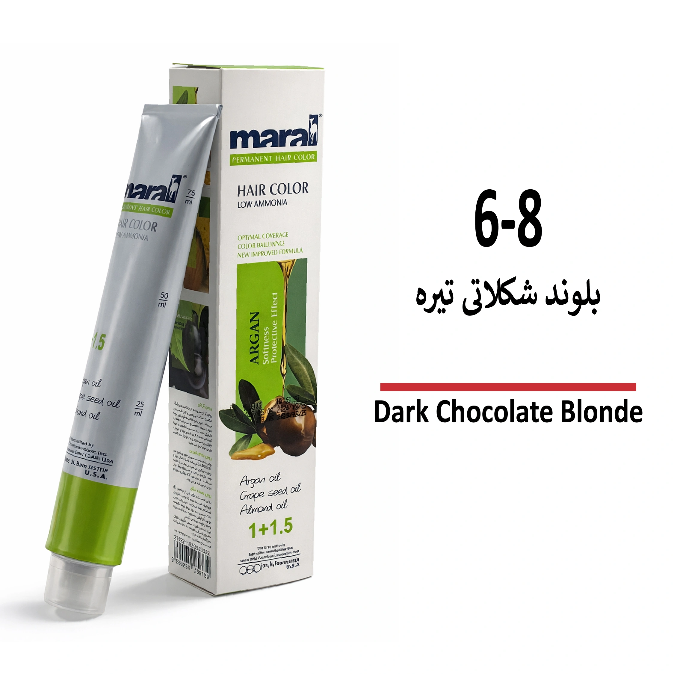 رنگ مو مارال بلوند شکلاتی تیره 6/8 رنگ مو مارال بلوند شکلاتی تیره 6/8