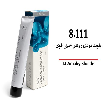 رنگ مو تونی بلوند دودی روشن خیلی قوی 8/111