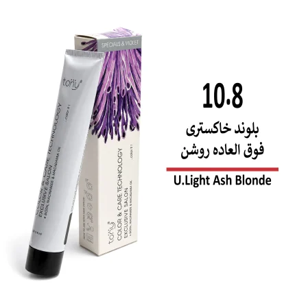 رنگ مو تونی بلوند خاکستری فوق العاده روشن 10/8