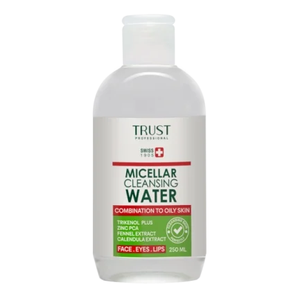 محلول میسلار پاک کننده آرایش (پوست مختلط تا چرب) تراست TRUST